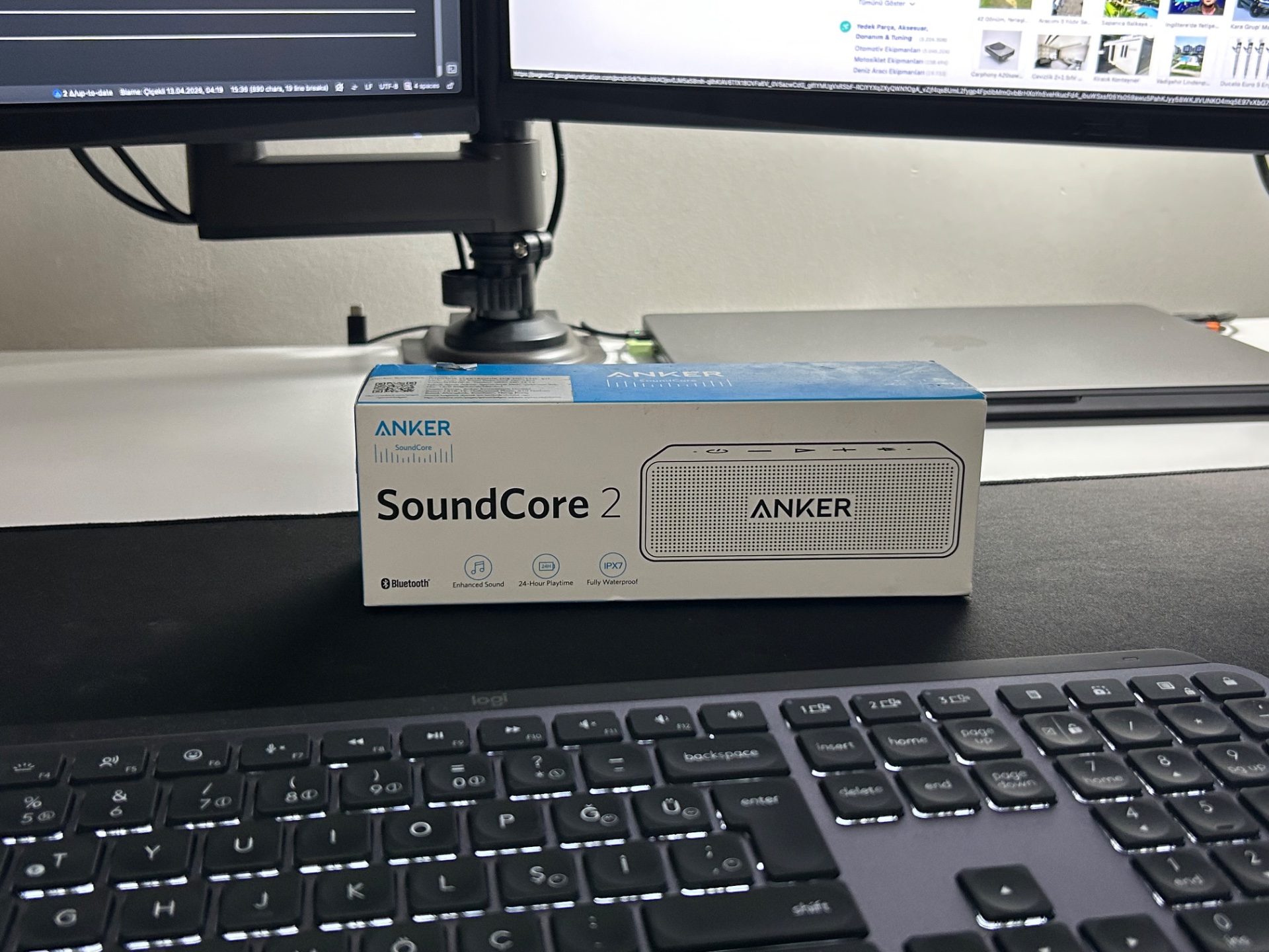 Sıfır Anker Soundcore 2 Bluetooth Hoparlör (12W, IPX7)